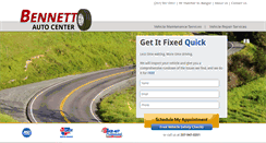 Desktop Screenshot of bennettautocenter.com